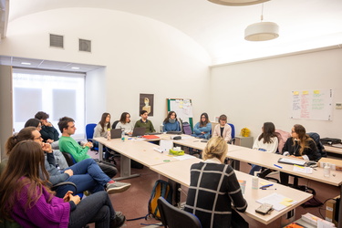 Genova, UniGe, piazza Nunziata - progetto studenti servizio civi