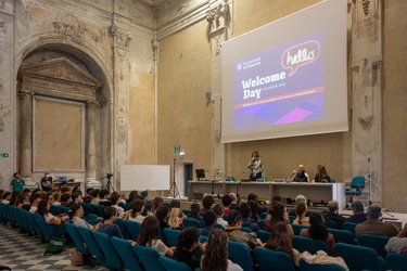 Genova, piazza Sarzano - welcome day matricole UniGe