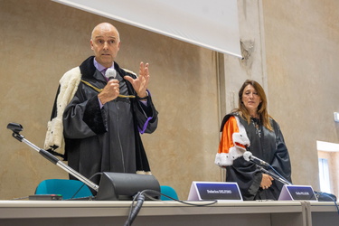 Genova, piazza Sarzano - welcome day matricole UniGe