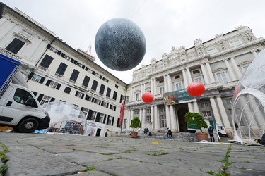 Genova, piazza Matteotti - allestimento evento Futura