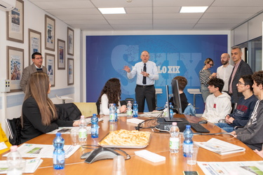 Genova, redazione Secolo XIX - forum con studenti 