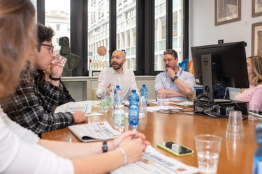 Genova, redazione Secolo XIX - forum con studenti 