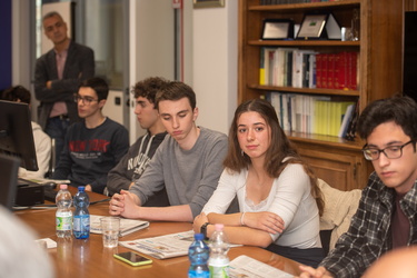 Genova, redazione Secolo XIX - forum con studenti 