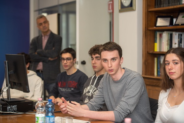 Genova, redazione Secolo XIX - forum con studenti 