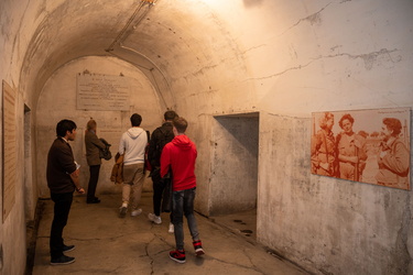 Genova, casa dello studente - lezione sulla resistenza di Mauriz