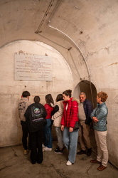 Genova, casa dello studente - lezione sulla resistenza di Mauriz