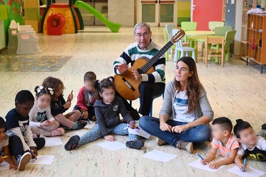 Genova, Teglia - scuola infanzia Otto Marzo, iniziativa musica p