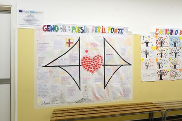 Genova Sestri Ponente - scuola Foglietta - cartellone con poesie