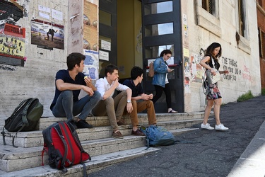 Genova - il secondo giorno degli esami di maturita