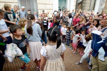 Genova - scuola elementare Daneo, il primo giorno di scuola