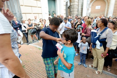 Genova - scuola elementare Daneo, il primo giorno di scuola