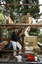 restauro statue Staglieno