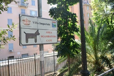 Genova - San Fruttuoso - giardini Villa Imperiale - aree dedicat