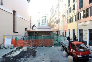 struttura mercato piazza Sarzano