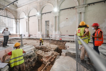 reperti archeologici Loggia dei Banchi 26082021