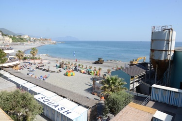 Genova, Corso Italia - stabilimento balneare bagni Squash e aree