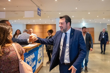 Genova, magazzini cotone - primo congresso regionale Lega