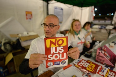 Genova, piazza della Vittoria - festa della Lega Nord - Zena Fes