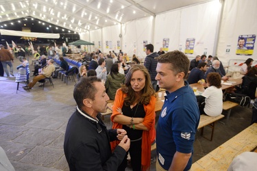 Genova, piazza della Vittoria - festa della Lega Nord - Zena Fes