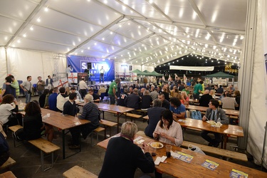 Genova, piazza della Vittoria - festa della Lega Nord - Zena Fes