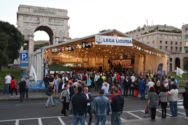 Genova, la festa della Lega