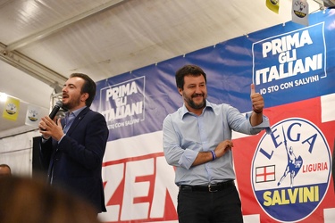 Genova, la festa della Lega