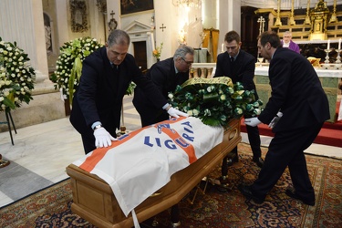 Genova, basilica di Carignano - i funerali di Bruno Ravera, stor