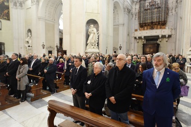 Genova, basilica di Carignano - i funerali di Bruno Ravera, stor