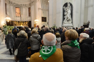 Genova, basilica di Carignano - i funerali di Bruno Ravera, stor