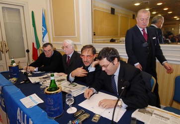 Genova - incontro alleanza nazionale