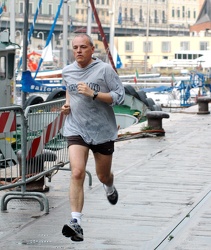 Enrico Musso scarica tensione con jogging