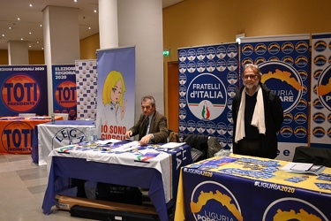 Genova, magazzini del cotone - incontro campagna elettorale elez
