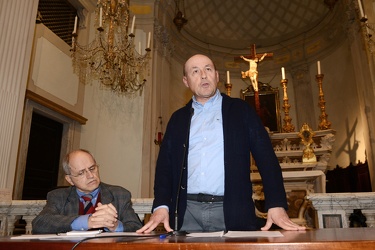 Genova, chiesa di San Torpete - Don farinella presenta candidato