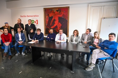 Genova, via Maragliano - presentazione segreteria del partito de