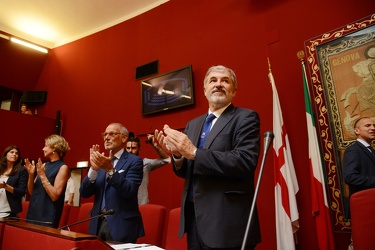Genova, consiglio comunale - il primo giorno di Marco Bucci sind