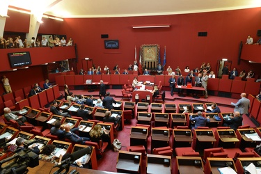 Genova, consiglio comunale - il primo giorno di Marco Bucci sind