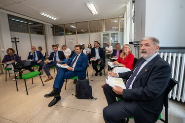 Genova, palazzo Tursi - prima riunione per la nuova giunta del s