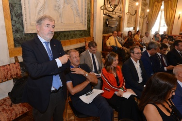 Genova - sindaco Marco Bucci presenta i risultati del primo anno