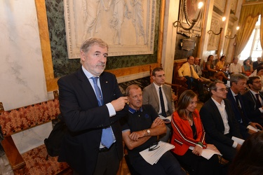 Genova - sindaco Marco Bucci presenta i risultati del primo anno