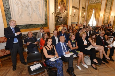 Genova - sindaco Marco Bucci presenta i risultati del primo anno
