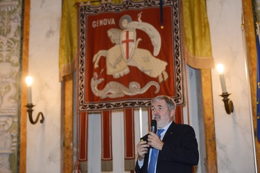 Genova - sindaco Marco Bucci presenta i risultati del primo anno