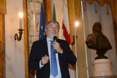 Genova - sindaco Marco Bucci presenta i risultati del primo anno