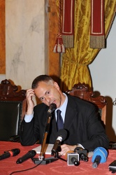 Genova - palazzo Tursi - sindaco Marco Doria presenta la giunta