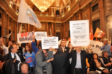 Genova - palazzo Ducale - incontro pubblico candidati sindaco bl