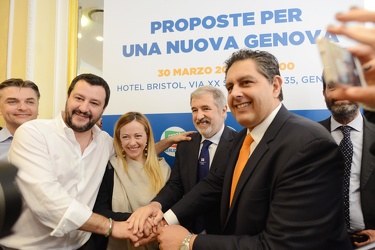 Genova, Hotel Bristol - candidatura di Marco Bucci