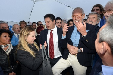 Genova - la visita di Giorgia Meloni per sostenere la candidatur