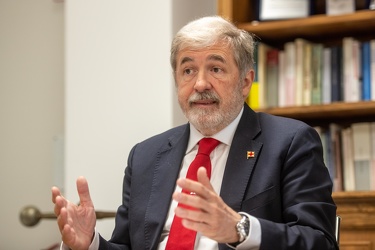 Genova, redazione secolo xix - intervista al sindaco Marco Bucci