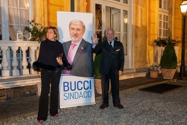 Genova, villa allo Zerbino - cena elettorale per Marco Bucci sin