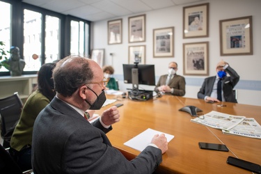 Genova, redazione Secolo XIX - forum con candidato Ariel Dello S