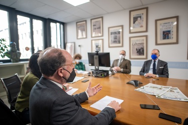 Genova, redazione Secolo XIX - forum con candidato Ariel Dello S